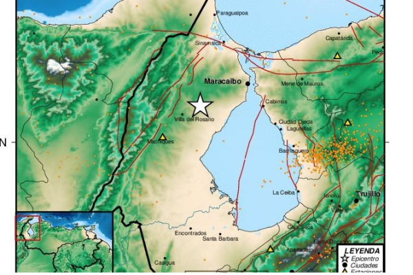 Sismo de 4.5 sacudió el Zulia este 1 de enero