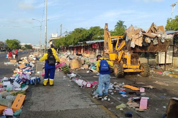 Tres mil toneladas de basura sacaron del casco central de Maracaibo