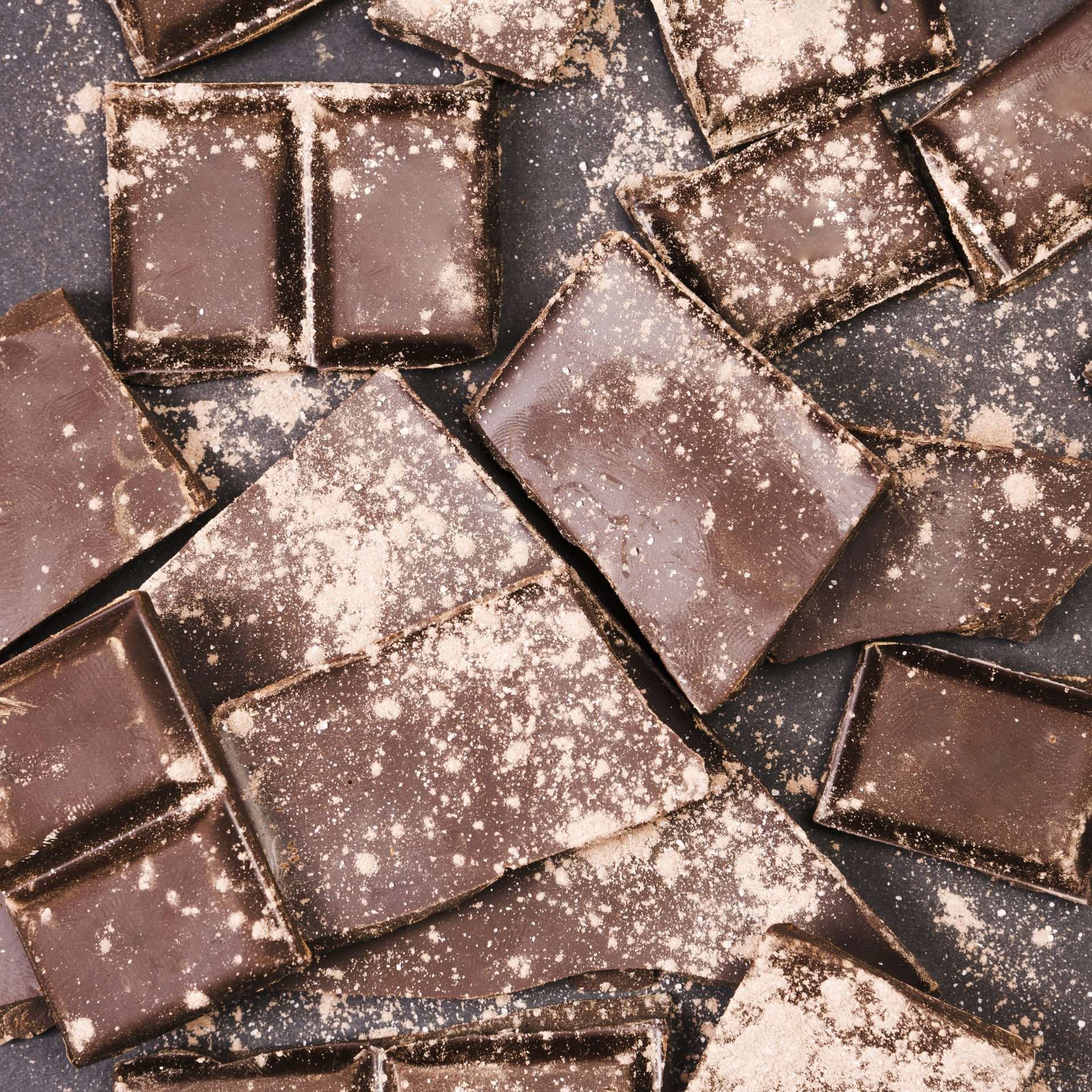 ¿Los chocolates con manchas blancas están dañados?