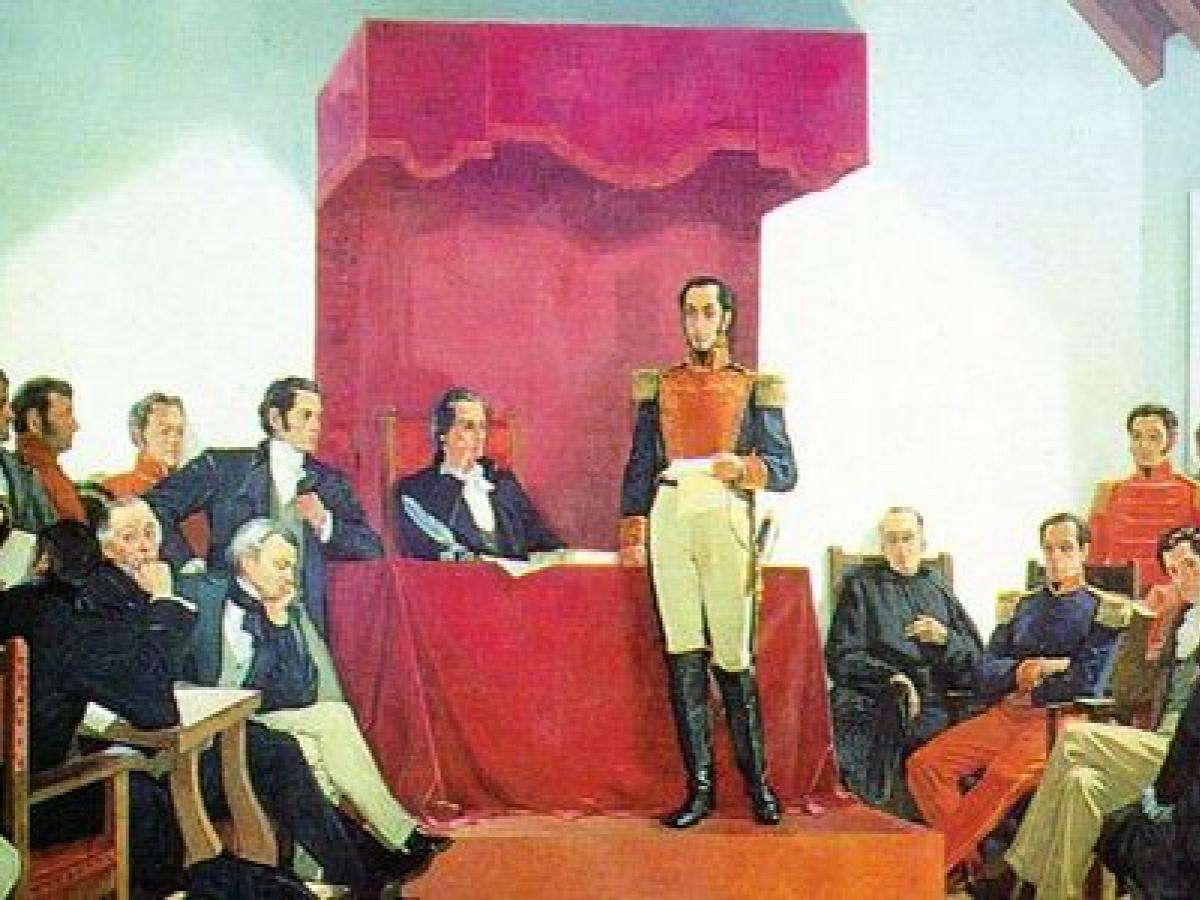 Presidenta (E) destaca importancia del discurso de Angostura del Libertador