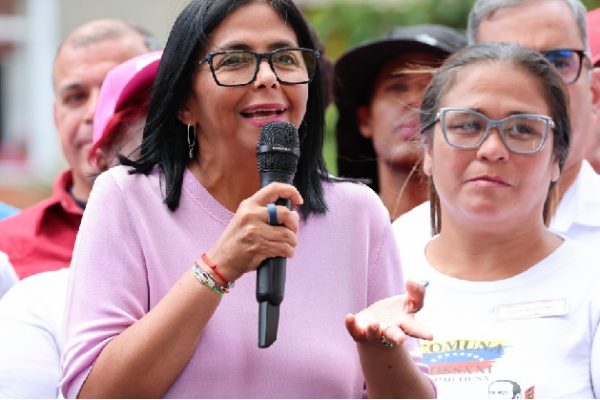 Delcy Rodríguez asegura que Maduro es inocente y que Venezuela no es un país de narcotraficantes