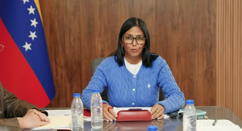 Delcy Rodríguez dice que Venezuela está en fase de 'estabilización' para dar seguridad a los inversionistas