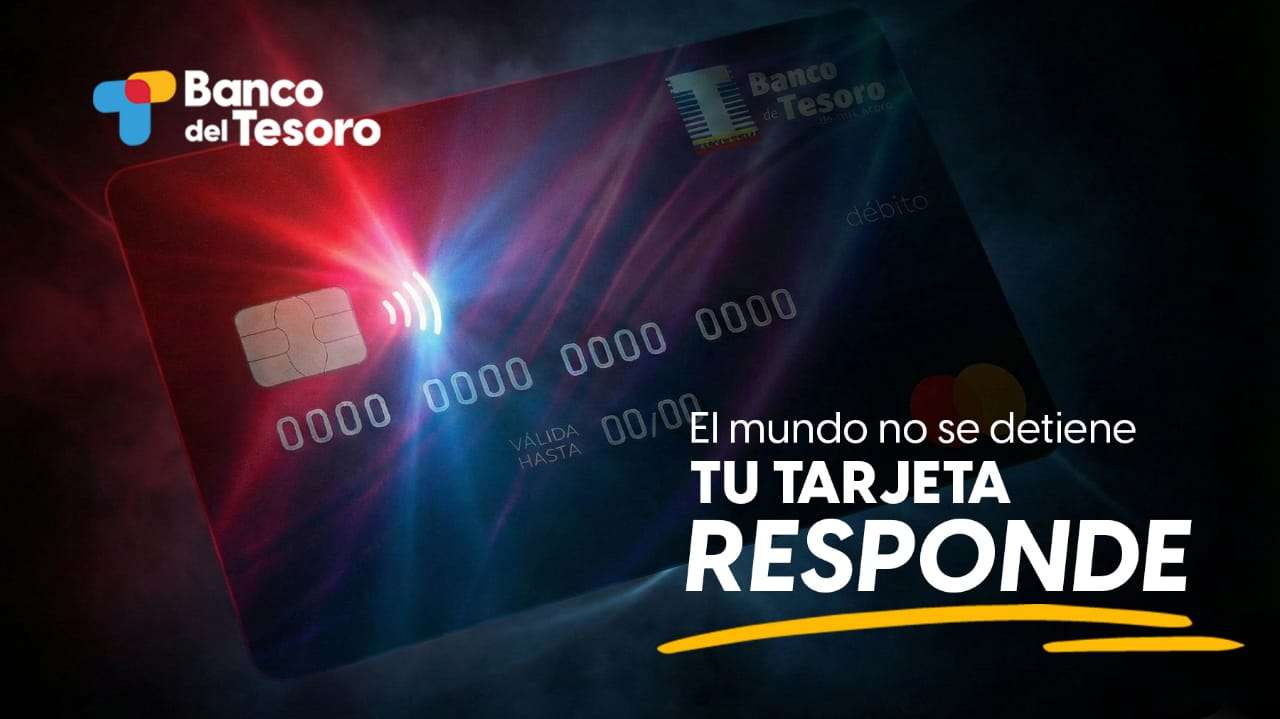 Banco del Tesoro invita a sus usuarios a usar tarjeta internacional Master Debit