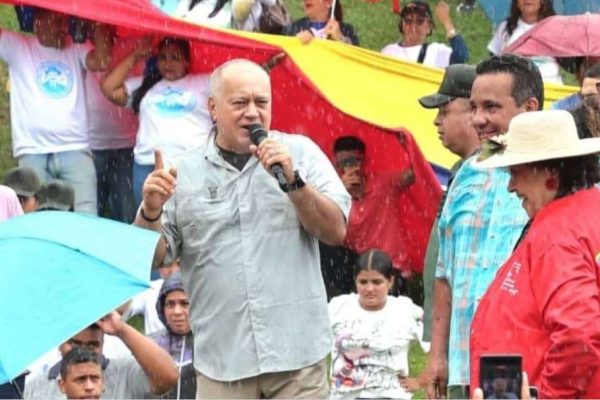 Cabello desde Trujillo: Venezuela sin sanciones sería un cohete a la luna