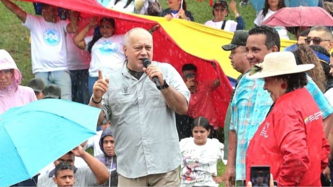 Cabello desde Trujillo: Venezuela sin sanciones sería un cohete a la luna