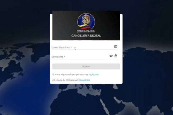 Cancillería venezolana habilita emisión de visas para extranjeros en línea