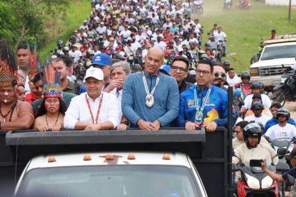 En la Guayana Esequiba toman las calles en favor de la unión nacional