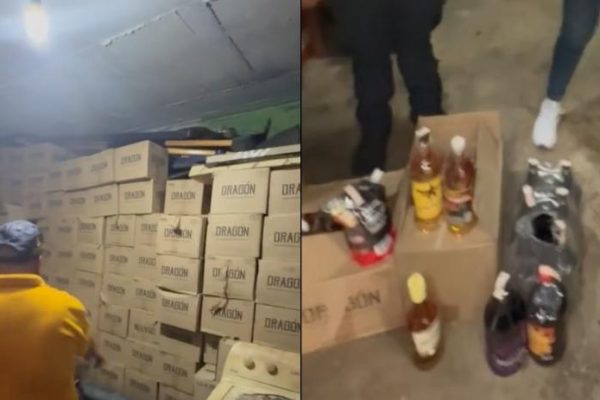 Encuentran 500 cajas de licor almacenado ilegalmente en Hospital de Los Magallanes de Catia, buscan a los responsables