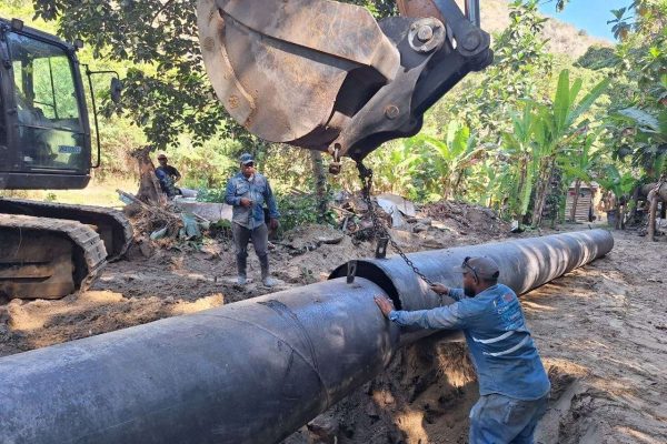 Hidroven instala 1.200 metros de tubería en el Sistema Tuy II