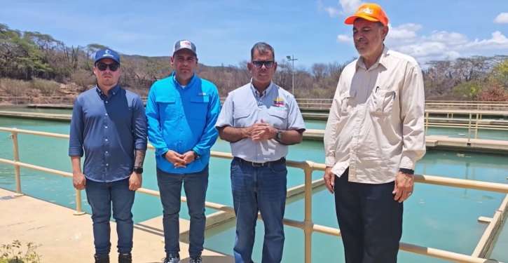Inspeccionan potabilizadora para mejorar servicio de agua en Coro y La Vela
