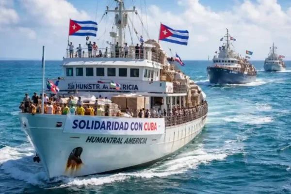 Otro convoy con ayuda humanitaria llegó este viernes a Cuba