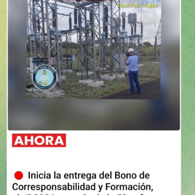 Pagan bono "Corresponsabilidad y Formación" de abril a trabajadores de empresas estratégicas