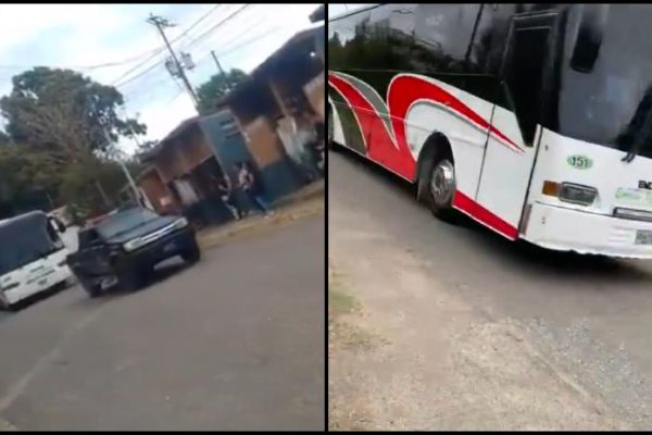 Reportan autobuses saliendo del penal y temen nuevos traslados