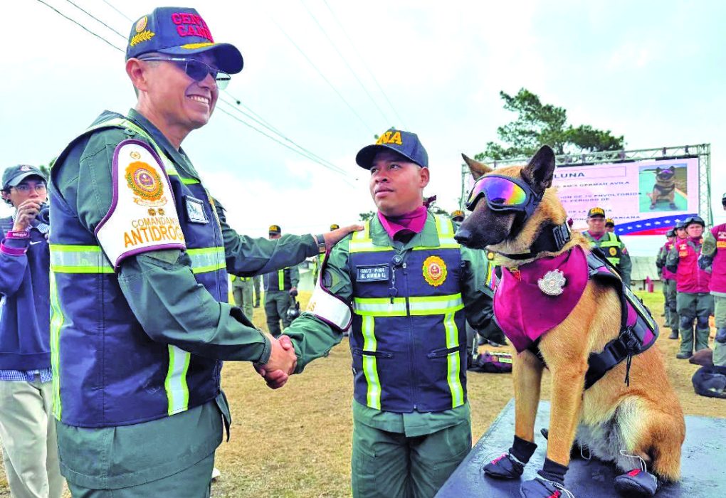 GNB premió a sus perros antidrogas