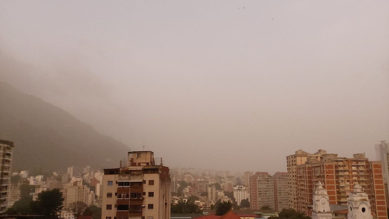 Inameh anunció llegada del polvo del Sahara desde el 27 de mayo al 6 de junio