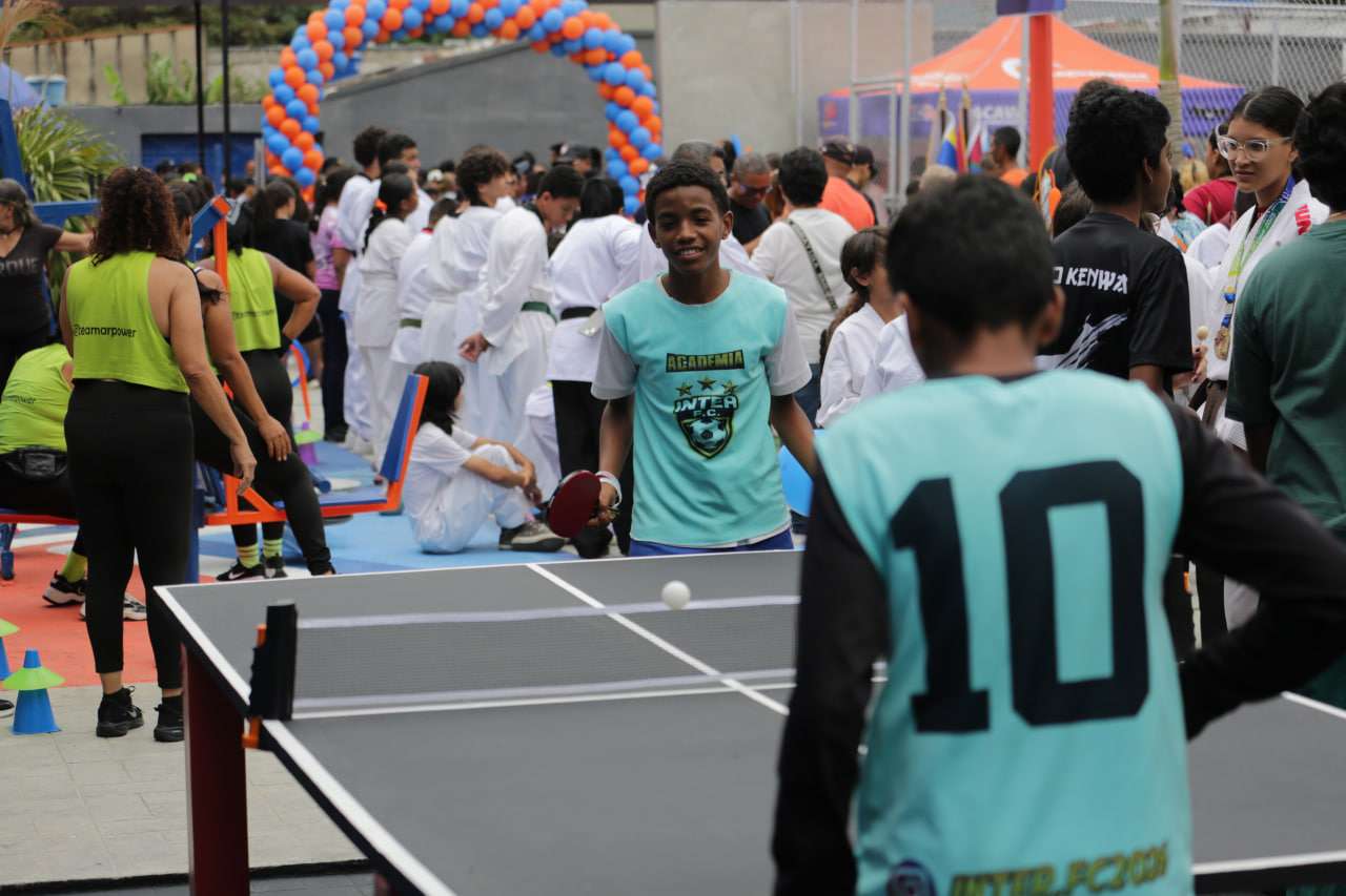 Reinauguran Parque Deportivo Barrio Unión en Naguanagua
