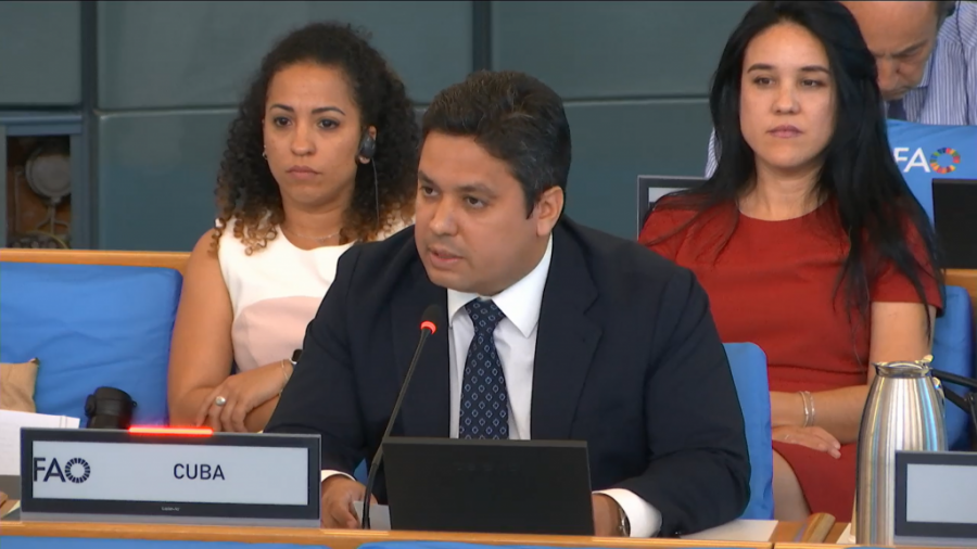 Cuba denuncia ante la FAO el recrudecimiento del bloqueo por parte de EEUU