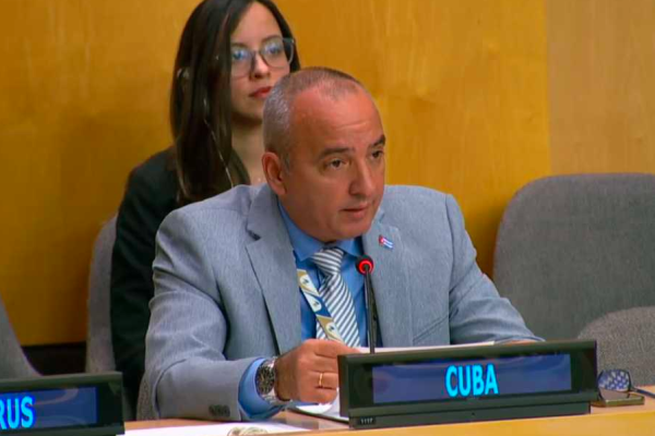 Cuba denuncia en ONU que bloqueo de EEUU obstaculiza su desarrollo sostenible