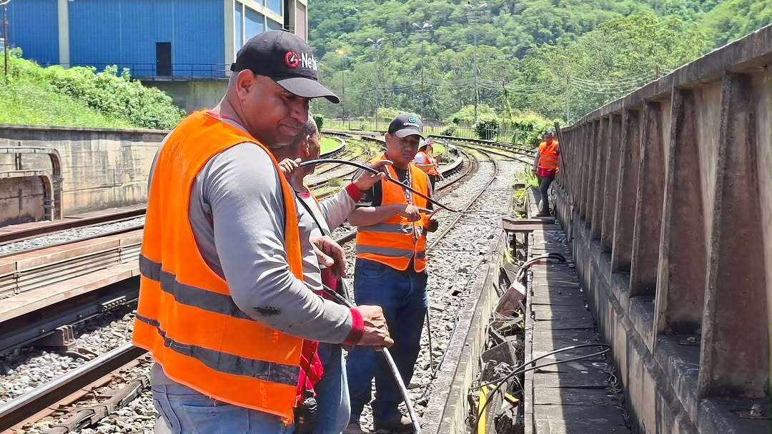 Metro repuso 760 m de fibra vandalizada en la Línea 2