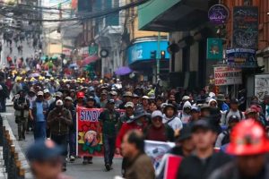 Protestas en Bolivia cumplen 46 días con bloqueos en cinco departamentos